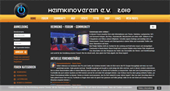 Desktop Screenshot of heimkinoverein.de
