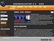 Tablet Screenshot of heimkinoverein.de